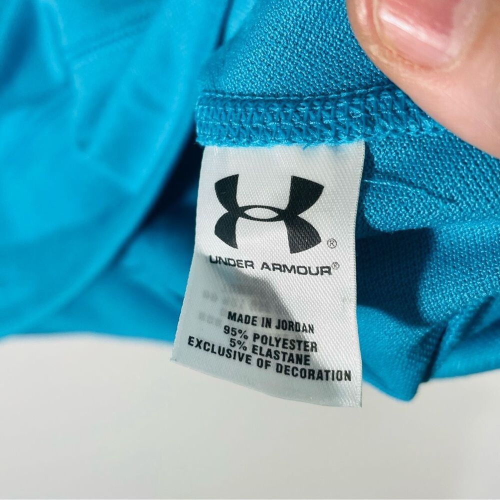 Under Armour All Seasons Gear Fitted Long Sleeve Blue Athletic Top Size XL - Picture 5 of 9
